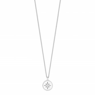 1 - Collana Kidult Rosa dei venti donna 751219 acciaio 316L collezione Symbols