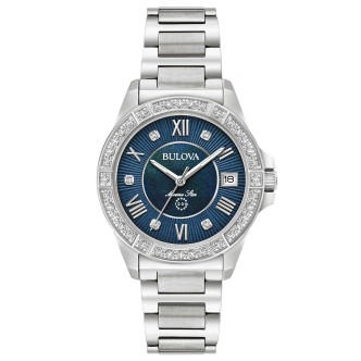 1 - Orologio Bulova donna Marine Star Lady blu 96R215