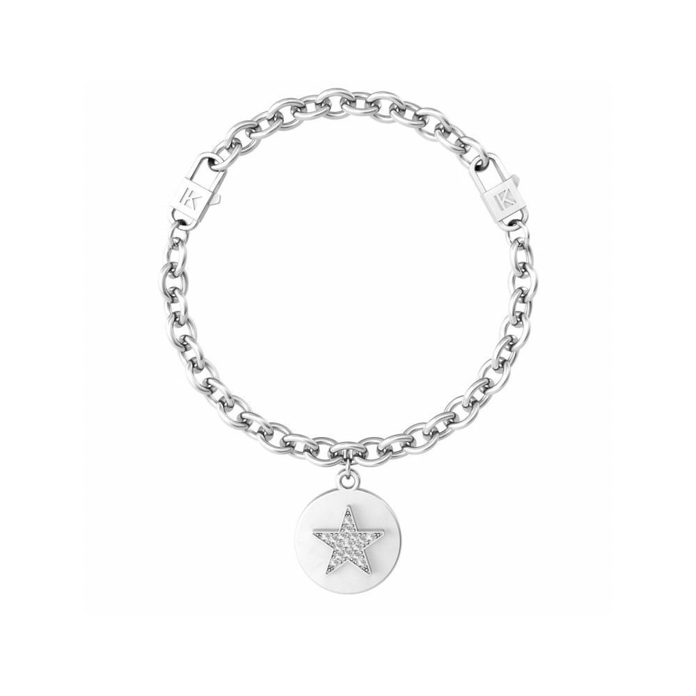 1 - Bracciale Kidult Stella Grazie Amica 731961 acciaio 316L collezione Love