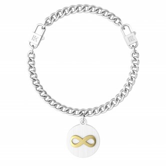 1 - Bracciale Kidult Infinito dorato acciaio 731965 Symbols