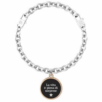 1 - Bracciale Kidult donna Vita Sorprese 731925 acciaio 316L collezione Philosophy