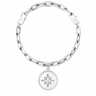 1 - Kidult wind rose bracelet 731929 316L steel Symbols collection