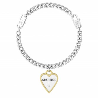 1 - Bracciale Kidult donna Gratitudine 731940 acciaio 316L collezione Love