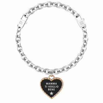 1 - Bracciale Kidult donna Mamma Ti Voglio bene 731942 acciaio 316L Family