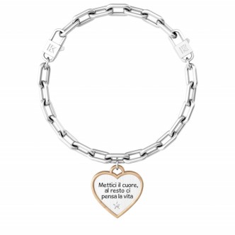 1 - Kidult woman heart passion bracelet 731946 316L steel Philosophy