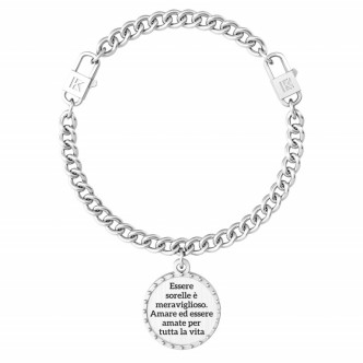 1 - Bracciale Kidult donna Sorelle per Sempre 731947 acciaio 316L Family