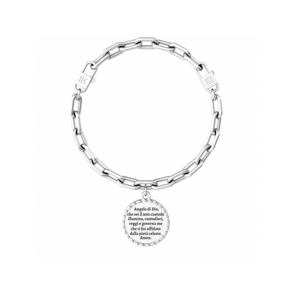 1 - Kidult Angel of God woman bracelet 731948 316L steel Spirituality