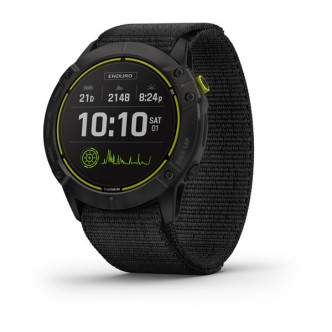 1 - Garmin Enduro Carbon Gray DLC Titanium Nylon black 010-02408-01 watch