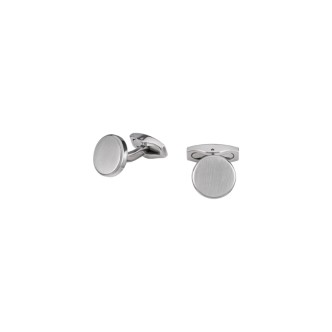 1 - Breil Carve steel cufflinks TJ3051