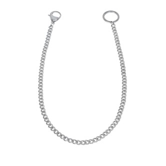 1 - Breil Gritty steel keyring chain TJ3059