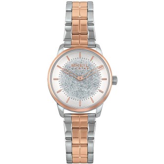 1 - Orologio donna solo tempo Breil Lucille EW0542 bianco e rosato con glitter