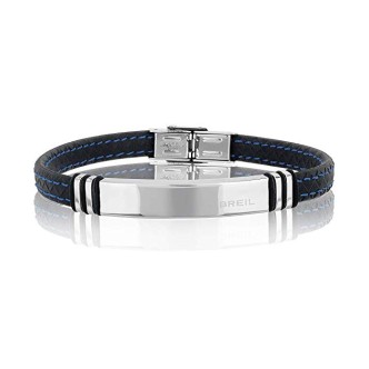 1 - Breil TJ1974 bracelet in stainless steel and silicone Savage collection