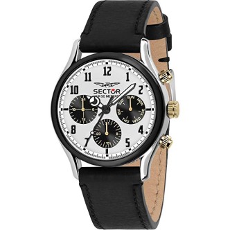 1 - Sector Watch Multifunction Man analog leather strap collection Sector 660 R3251517002