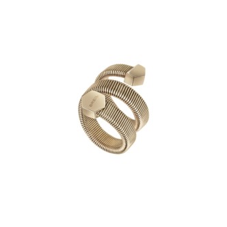 1 - Breil Gleam golden ring TJ3057 steel