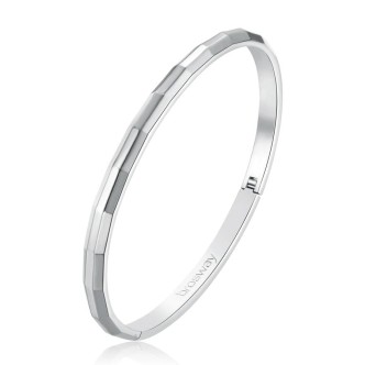 1 - Bracciale donna rigido Brosway BWY27B WITHYOU acciaio sfaccetatto