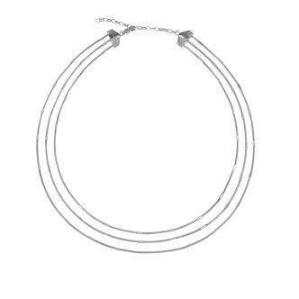 1 - Breil Sinuous woman multi-strand steel TJ3094 necklace