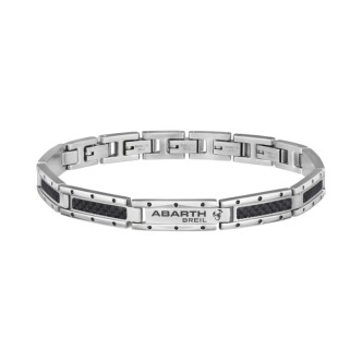 1 - Breil Abarth men's bracelet in carbon fiber steel TJ3101