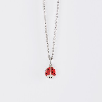 1 - Collana bambina coccinella 553422 Mabina Argento 925