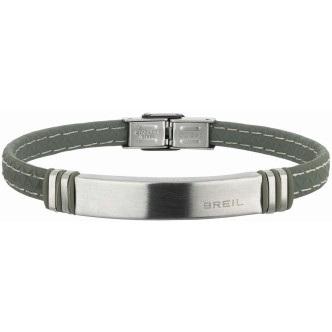 1 - Bracciale Breil TJ1977 in acciaio e silicone collezione Savage