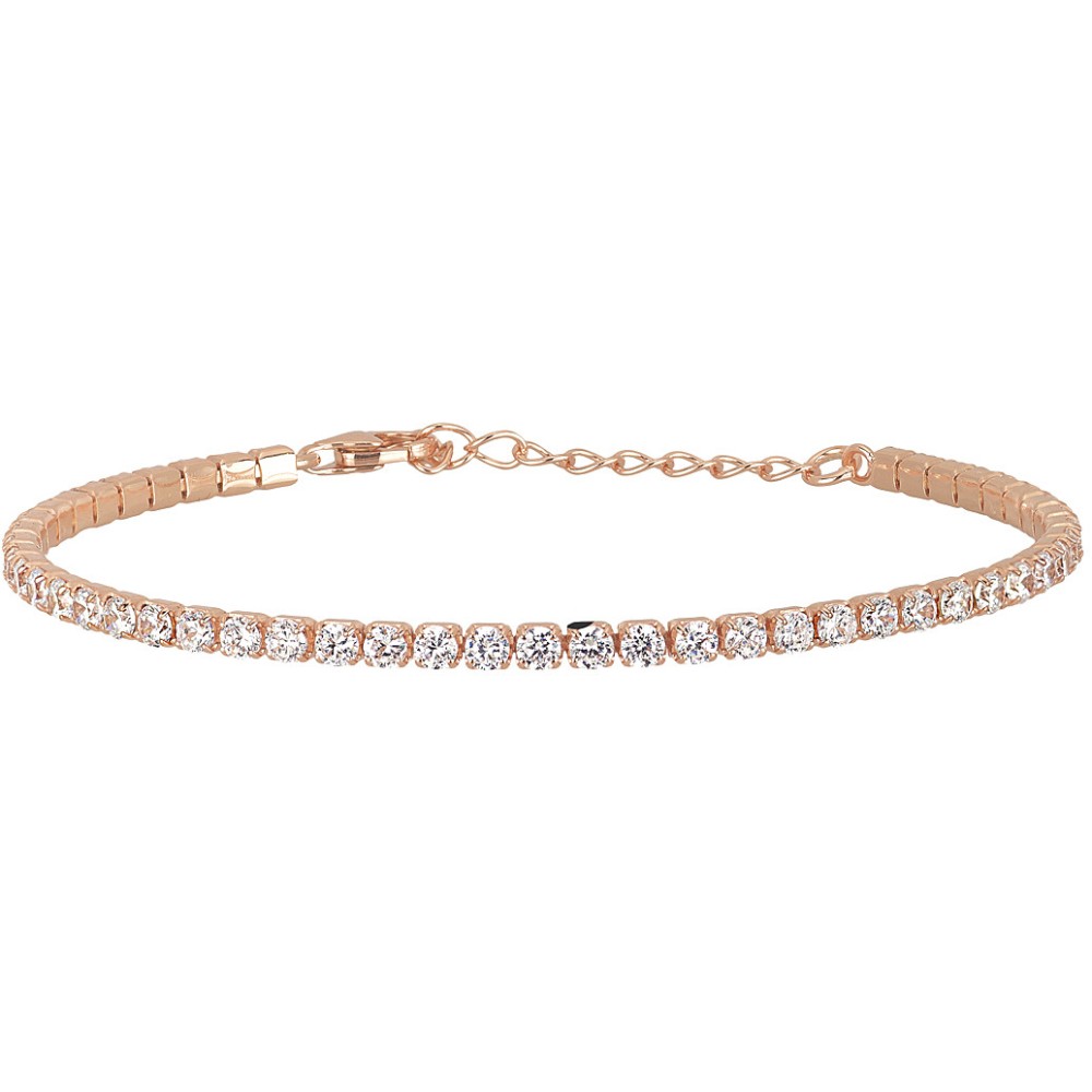 1 - Mabina Silver Tennis Bracelet 533286 with zircons