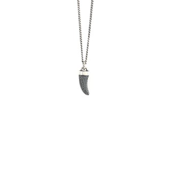 1 - Mabina Silver Horn Man Necklace 553433