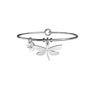 1 - Kidult bracelet 731078 316L steel dragonfly with crystals collection Animal Planet