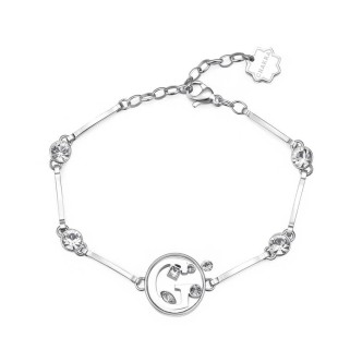 1 - Bracelet letter G Brosway Chakra BHKB055 steel with crystals