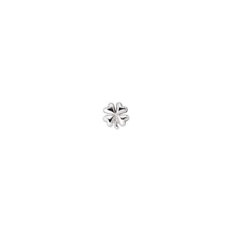 1 - Four-leaf clover woman single earring Amen EB41 Rhodium-plated 925 silver