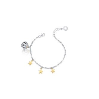 1 - Call Angels woman bracelet with stars Roberto Giannotti Silver SFA147