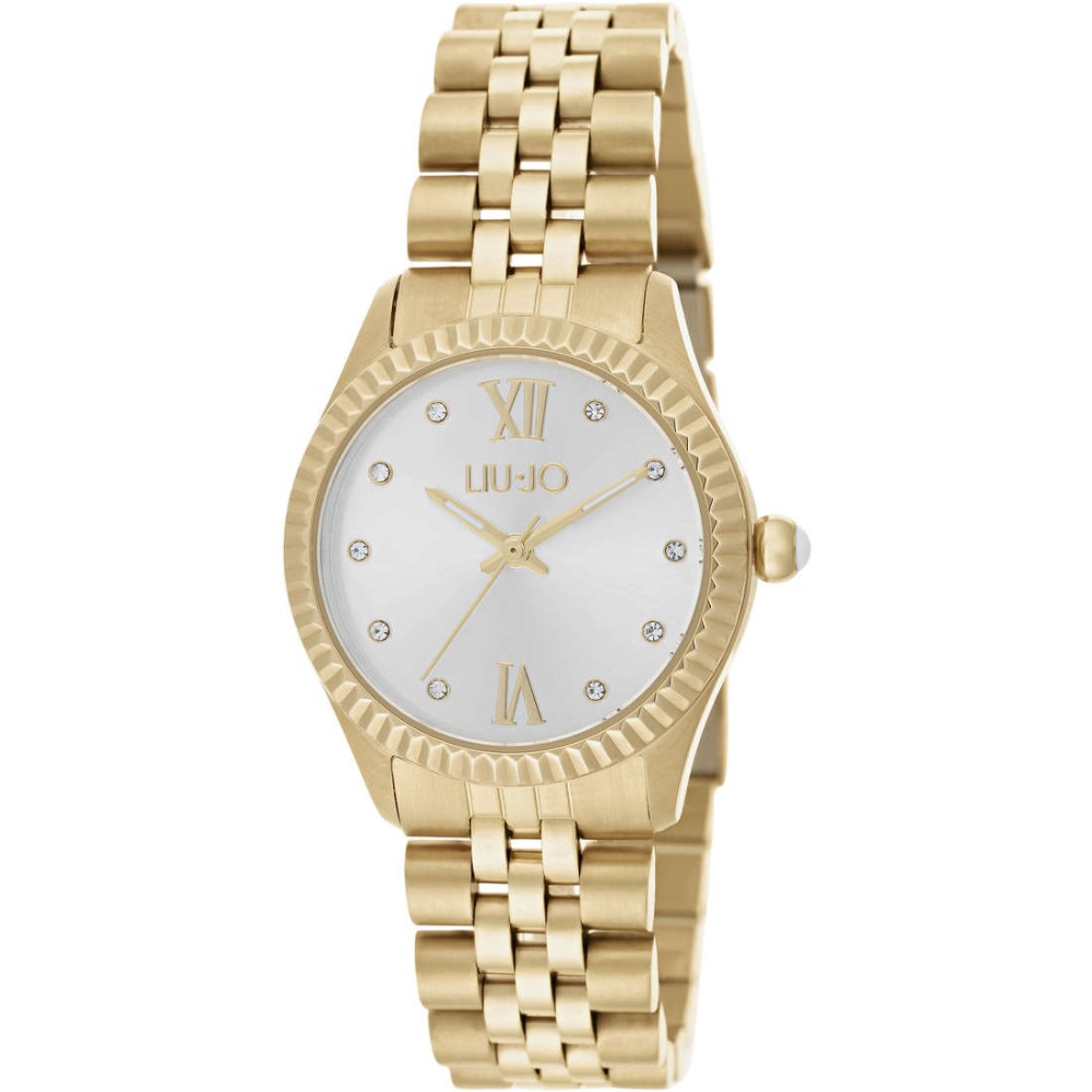 1 - Golden Liu Jo woman time only watch steel TLJ1137