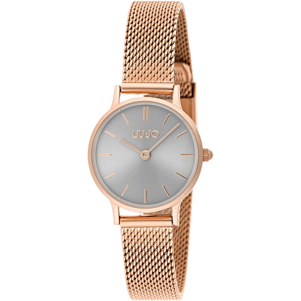 1 - Rosé women's time only watch Maglia Milano Liu Jo steel TLJ1205