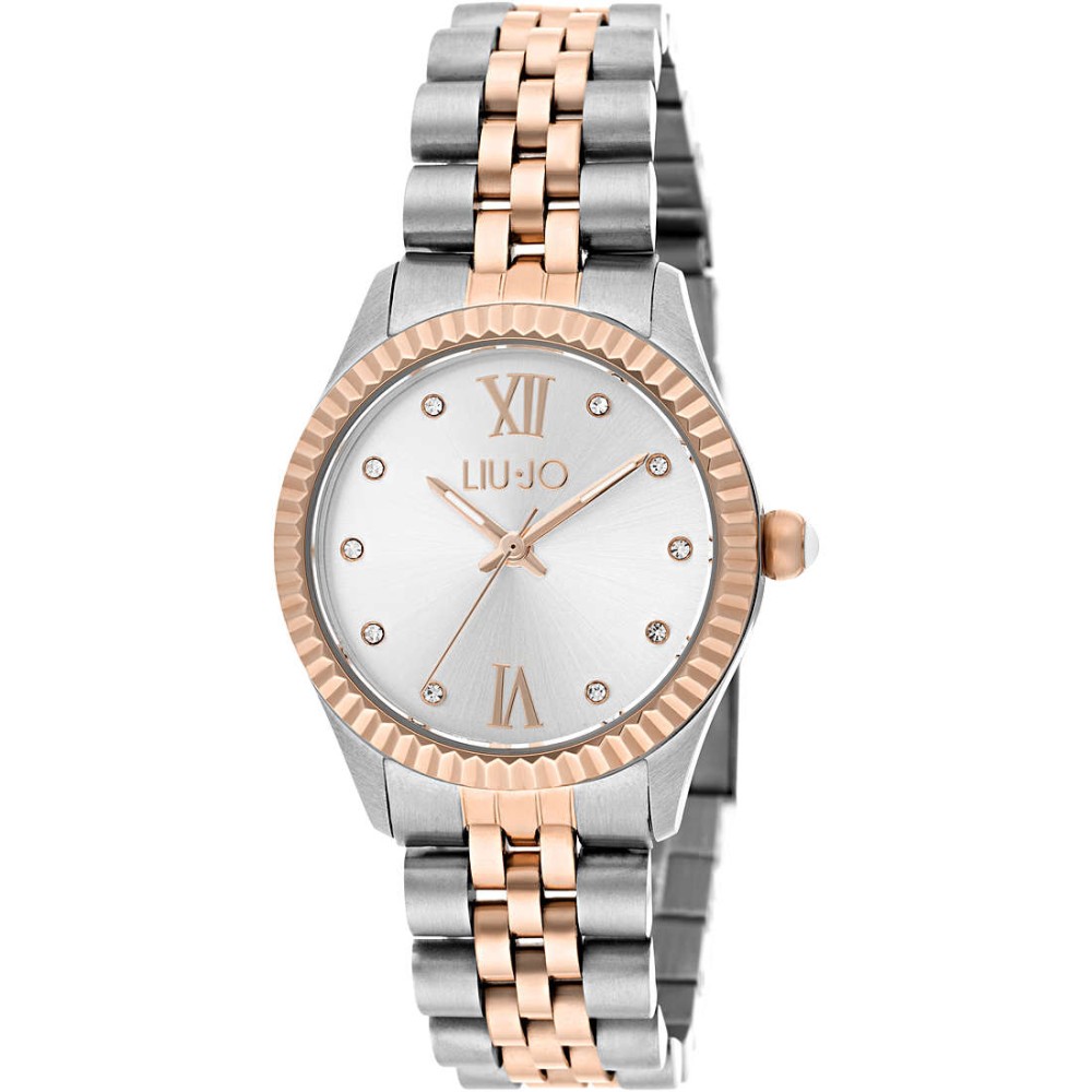 1 - Liu Jo rosé women's time only watch steel TLJ1223