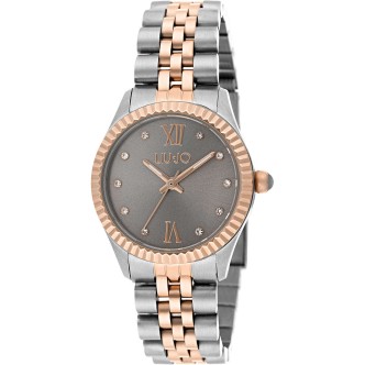 1 - Liu Jo Tiny woman time only watch pink gray steel TLJ1224