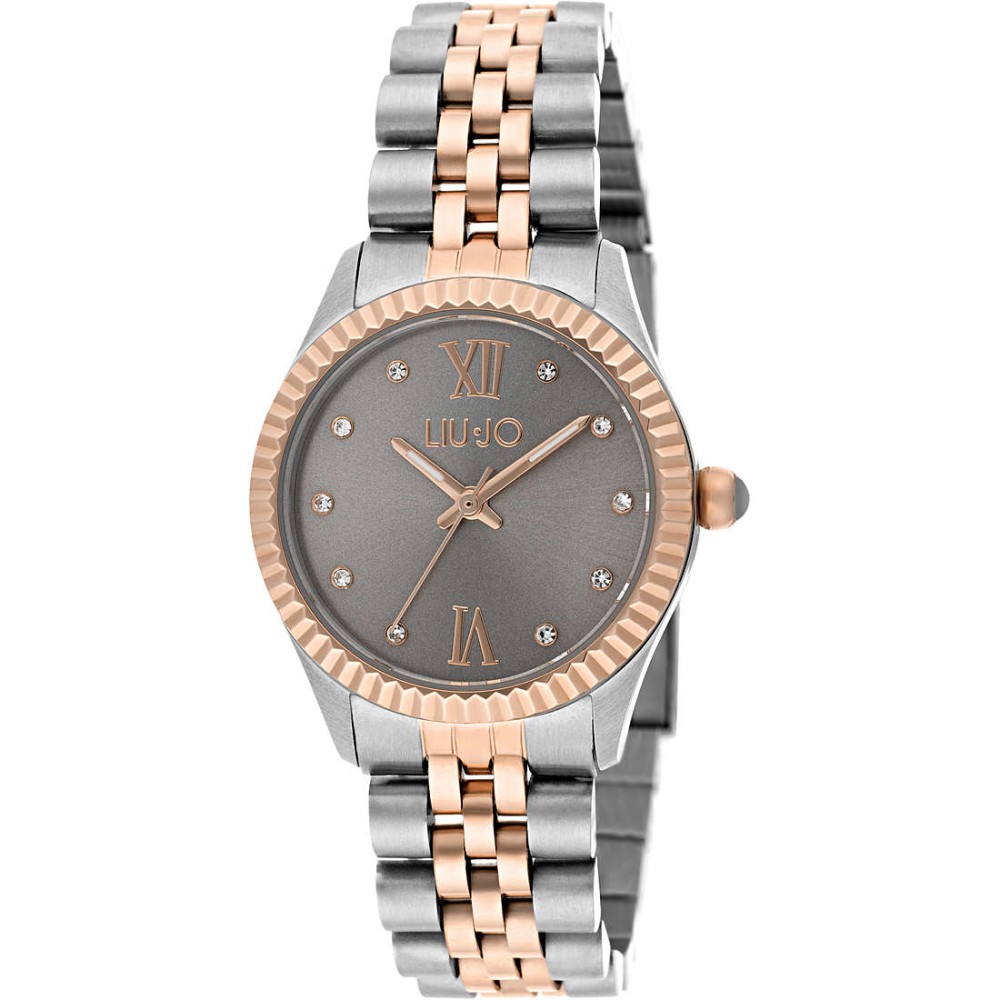 1 - Orologio solo tempo donna rosato grigio Liu Jo Tiny acciaio TLJ1224