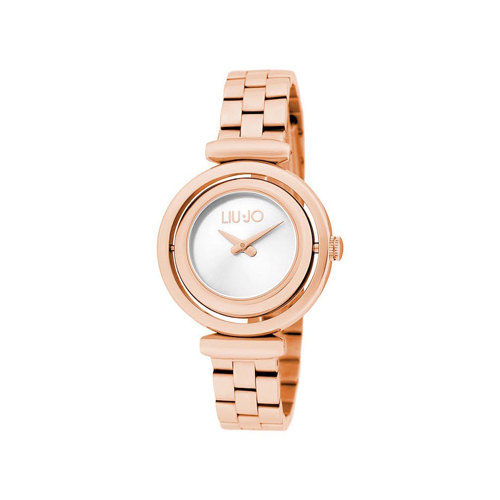 1 - Liu Jo Double Side rosato woman time only watch TLJ1905 steel