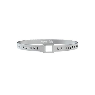 1 - Bracciale Kidult uomo 731194L in acciaio 316L  con frase incisa collezione Philosophy