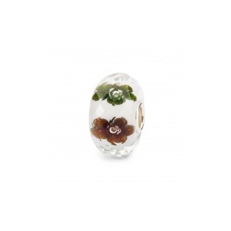 1 - Beads vetro Giardino d'Inverno Trollbeads TGLBE-30075 Argento 925