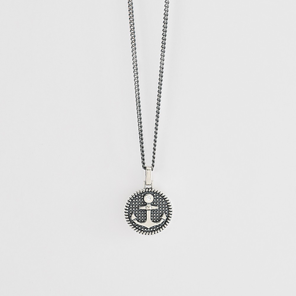 1 - Necklace anchor man Silver 925 Mabina 553434