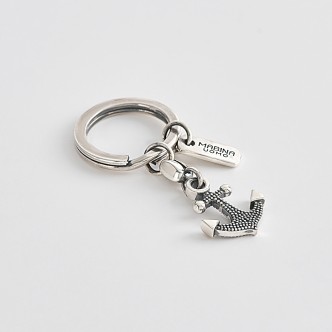 1 - Manbina Silver Keychain Anchor 583002