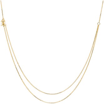 1 - Moscow woman necklace PD Paola Zaza golden CO01-202-U Silver 925