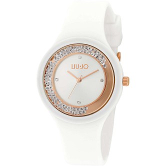 1 - Liu Jo Dancing Time woman time only watch white silicone with crystals TLJ1419