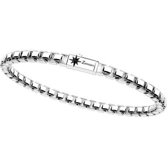 1 - Silver Zancan men's bracelet with polar star EXB704 Cosmopolitan Stone