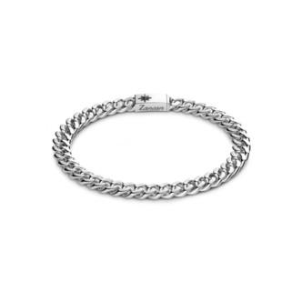 1 - Silver Zancan men's bracelet with polar star EXB660 Cosmopolitan Stone