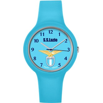 1 - Orologio unisex Lazio Lowell silicone azzurro solo tempo P-LA443XA2