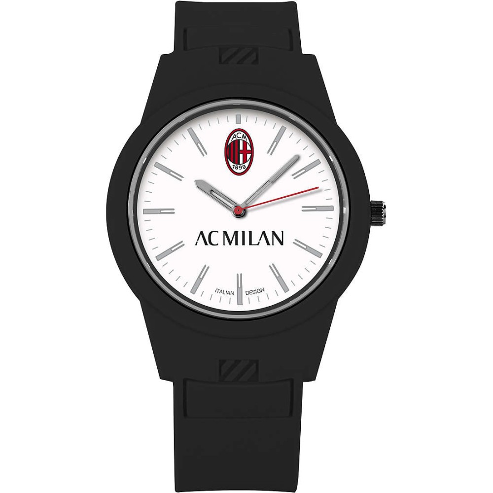 1 - Milan Lowell black silicone man watch only time P-MN461US2 Slim Gent.