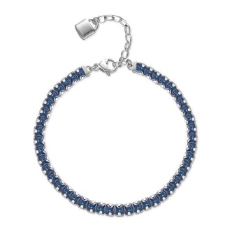 1 - Brosway Women's Wish Bracelet Blue Friendship BEI058 steel with zircons