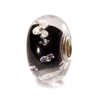 1 - Beads Diamante Nero Trollbeads TGLBE-00070 vetro