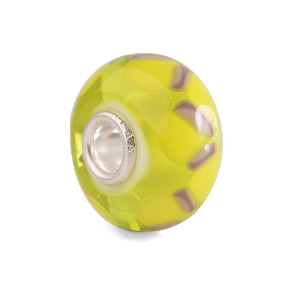 1 - Beads Natura Incontaminata Trollbeads TGLBE-20273 vetro giallo