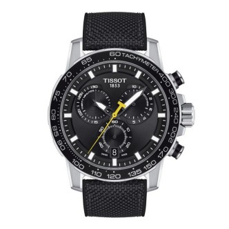 1 - Orologi Cronografo uomo Tissot Supersport Chrono T125.617.17.051.02 cinturino Nylon nero