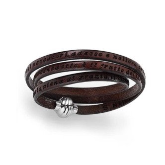 1 - Amen bracelet Ave Maria AMIT05-54 brown leather